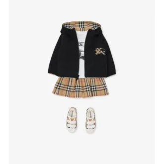 Giacca con cappuccio reversibile a quadri