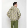 Giacca con cappuccio reversibile a quadri
