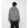 Giacca con cappuccio reversibile a quadri