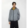 Giacca con cappuccio reversibile a quadri