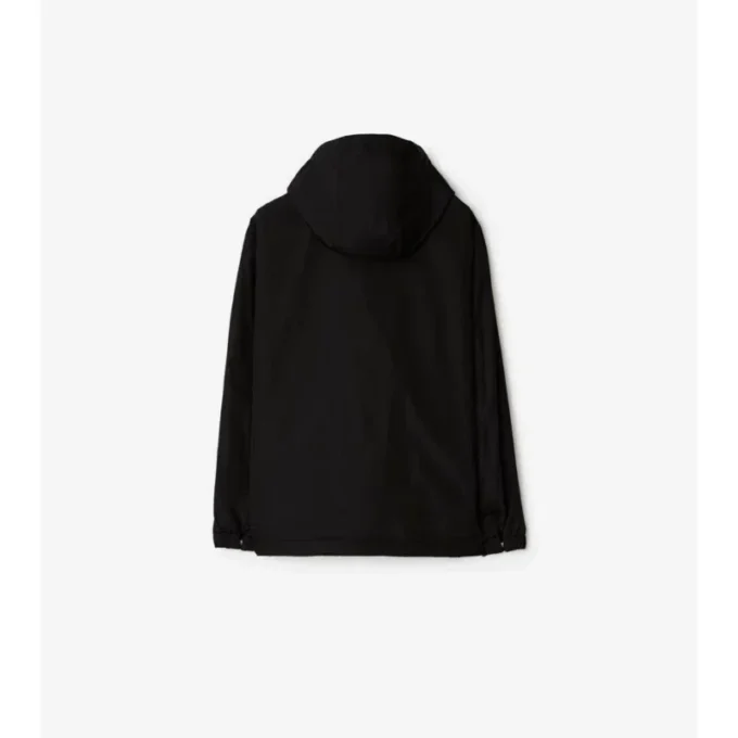 Giacca con cappuccio reversibile a quadri