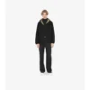 Giacca con cappuccio reversibile in nylon a quadri