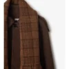 Giacca con sciarpa staccabile in misto lana