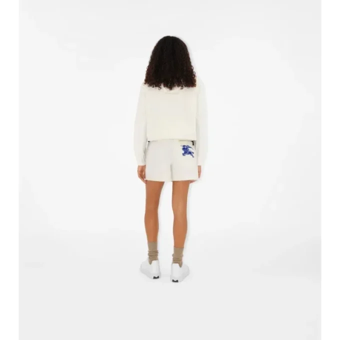 Giacca corta con cappuccio in nylon