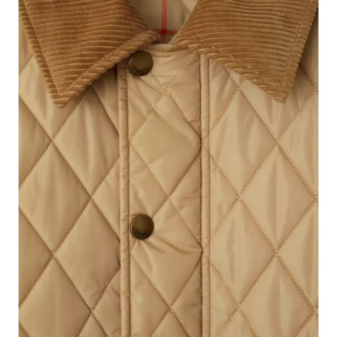 Giacca corta in nylon trapuntato