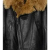 Giacca da aviatore corta in shearling
