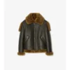 Giacca da aviatore in shearling