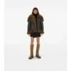Giacca da aviatore in shearling