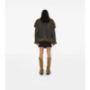 Giacca da aviatore in shearling