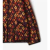 Giacca Floriston in nylon trapuntato con motivo a foglie di geranio