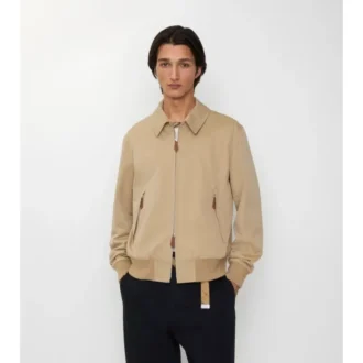 Giacca Harrington in gabardine