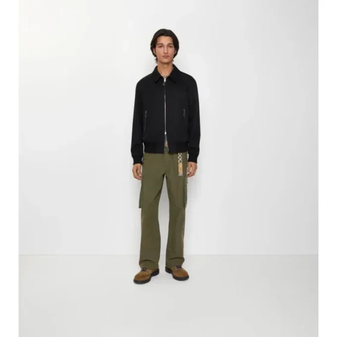 Giacca Harrington in gabardine