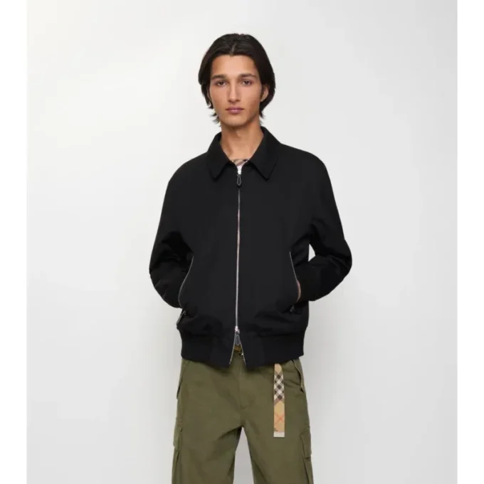 Giacca Harrington in gabardine