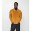 Giacca Harrington in pelle scamosciata