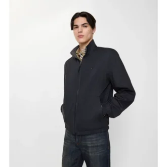 Giacca Harrington reversibile in cotone