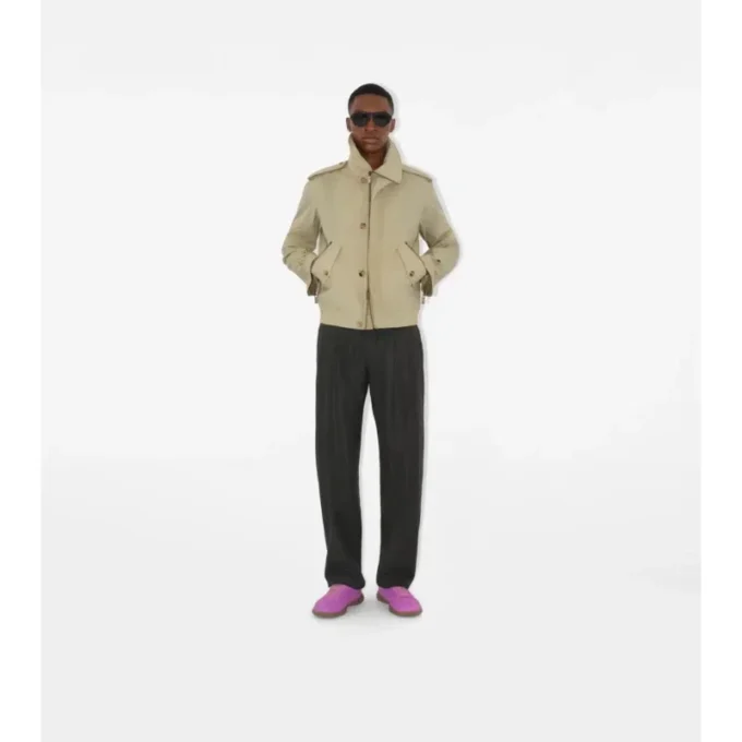 Giacca in cotone e nylon