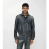 Giacca in denim rivestito