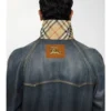 Giacca in denim rivestito