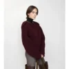 Giacca in lana con sciarpa staccabile