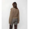 Giacca in misto lana con sciarpa staccabile