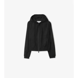 Giacca in nylon con timbro del cavaliere