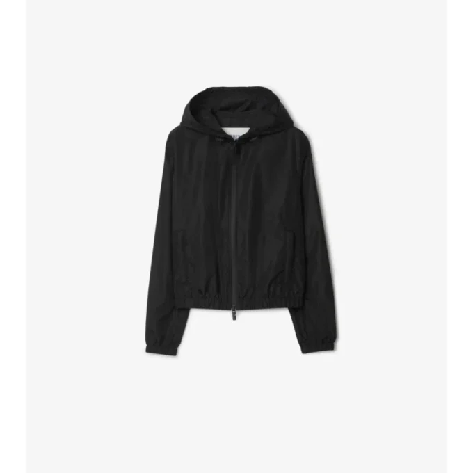 Giacca in nylon con timbro del cavaliere