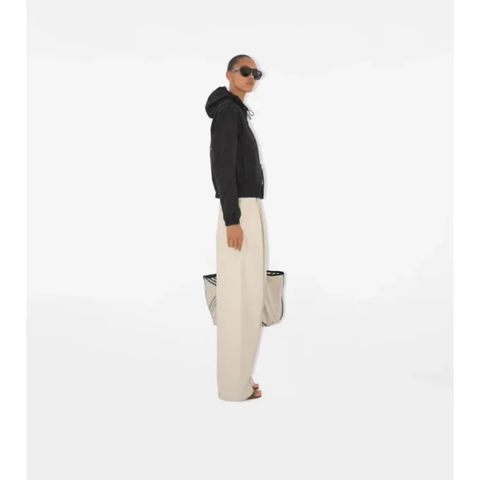 Giacca in nylon con timbro del cavaliere