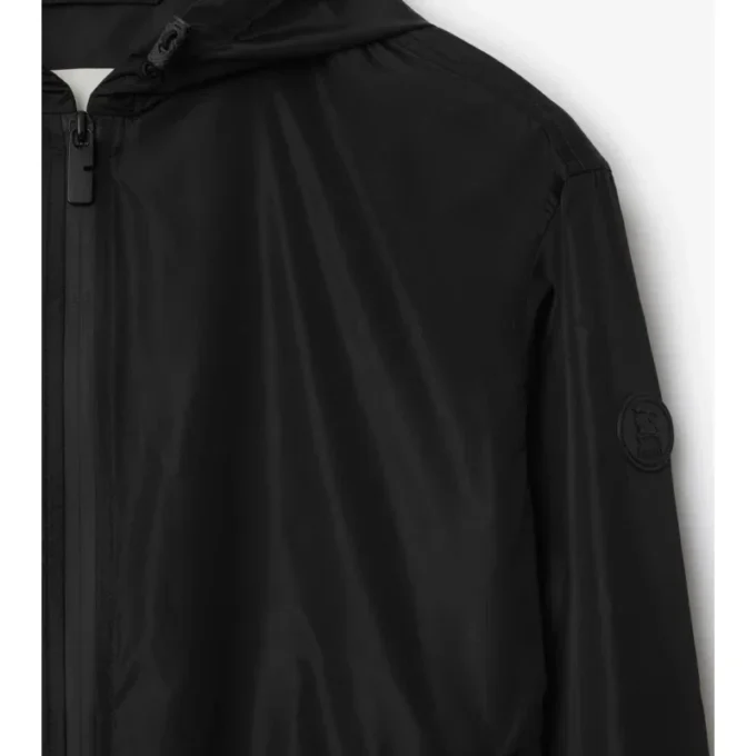 Giacca in nylon con timbro del cavaliere