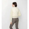 Giacca in nylon e lana con cuciture a quadri