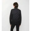 Giacca in nylon e lana con cuciture a quadri
