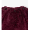 Giacca in shearling con sciarpa staccabile