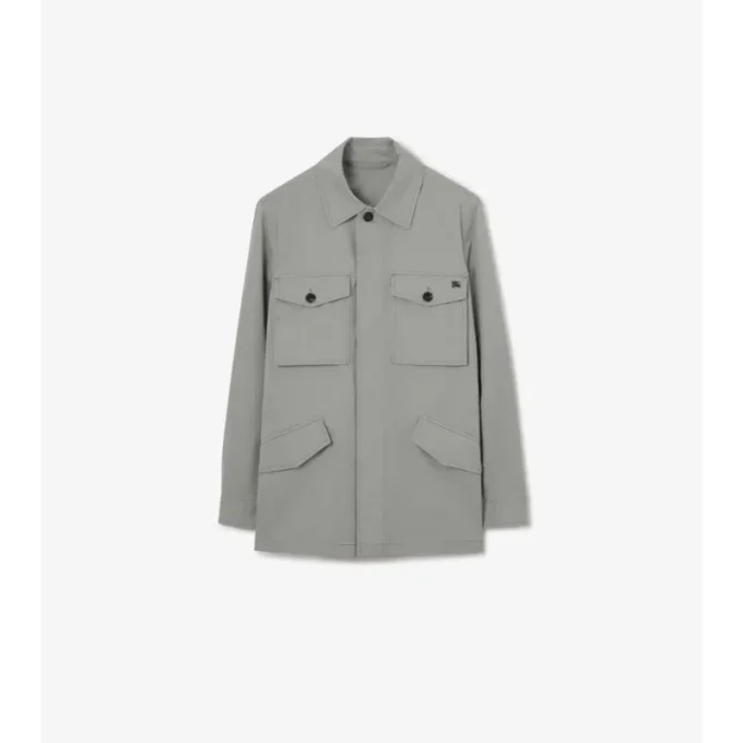 Giacca in twill di cotone