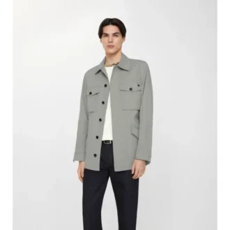 Giacca in twill di cotone