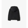 Giacca reversibile con cappuccio in pile a quadri