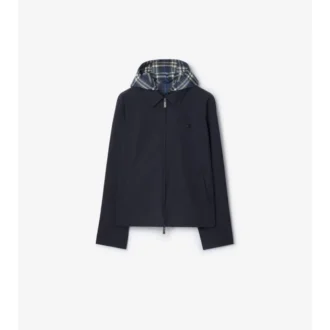 Giacca reversibile in cotone a quadri