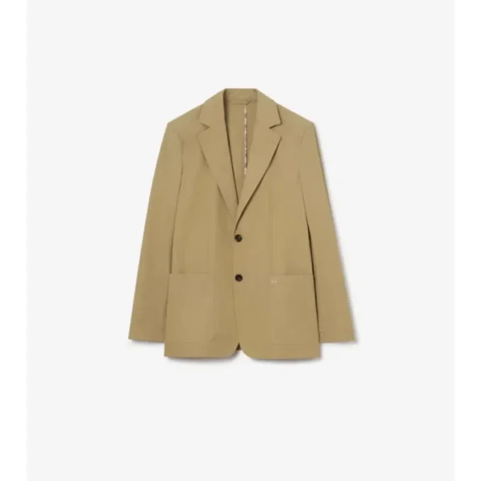 Giacca sartoriale in cotone tecnico