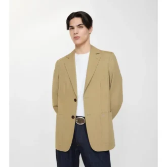 Giacca sartoriale in cotone tecnico