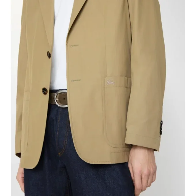 Giacca sartoriale in cotone tecnico