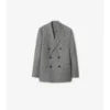 Giacca sartoriale in lana con motivo a quadretti Puppytooth