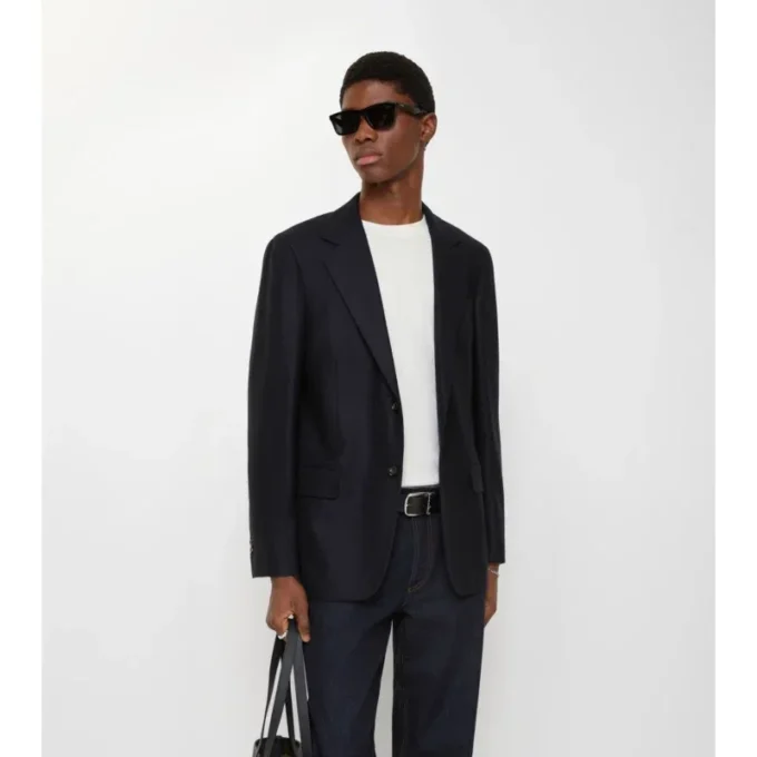 Giacca sartoriale in lana e cashmere