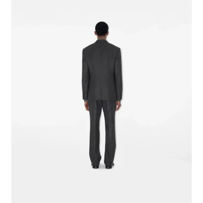 Giacca sartoriale in lana e cashmere a quadri
