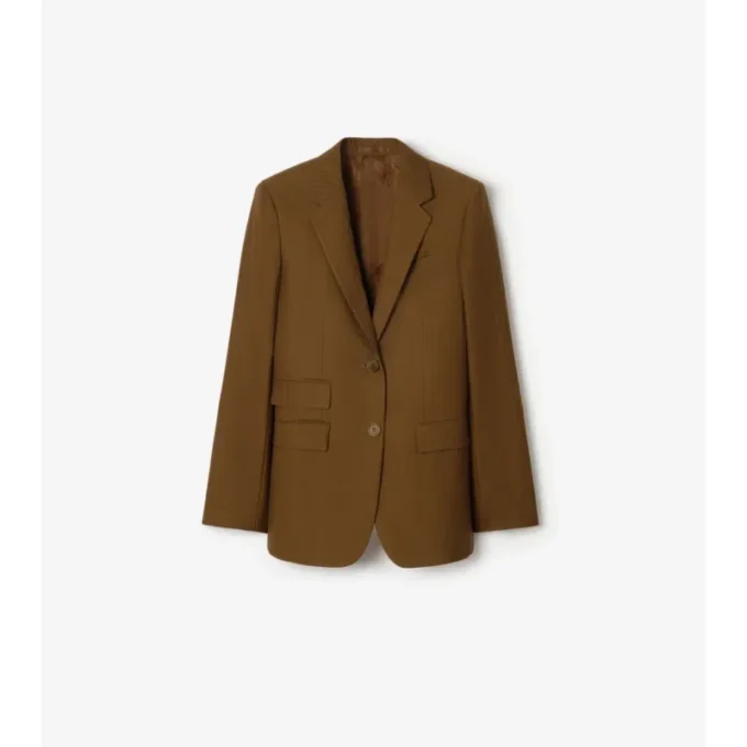 Giacca sartoriale in lana e mohair