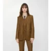 Giacca sartoriale in lana e mohair