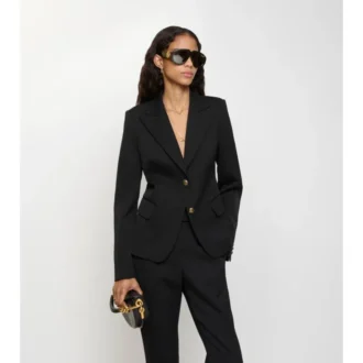 Giacca sartoriale in lana Grain De Poudre