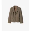 Giacca sartoriale in lana Mouliné