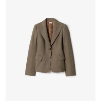Giacca sartoriale in lana Mouliné