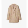 Giacca sartoriale in lana rosa