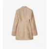 Giacca sartoriale in lana rosa