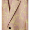 Giacca sartoriale in lana rosa