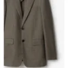 Giacca sartoriale in lana Sharkskin